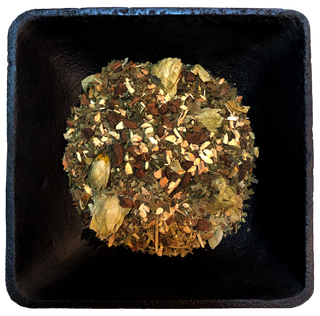 Dried botanicals in hangover tea blend