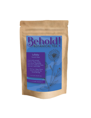 Bag of sleep aid botanical tea