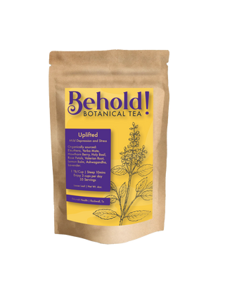 Bag of botanical tea for alleviating mild depression and stress