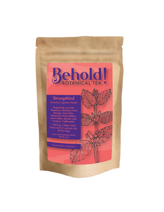 Bag of botanical tea that supports cognitive health